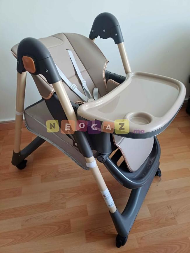 Chaise haute Bébé Beige - image 2