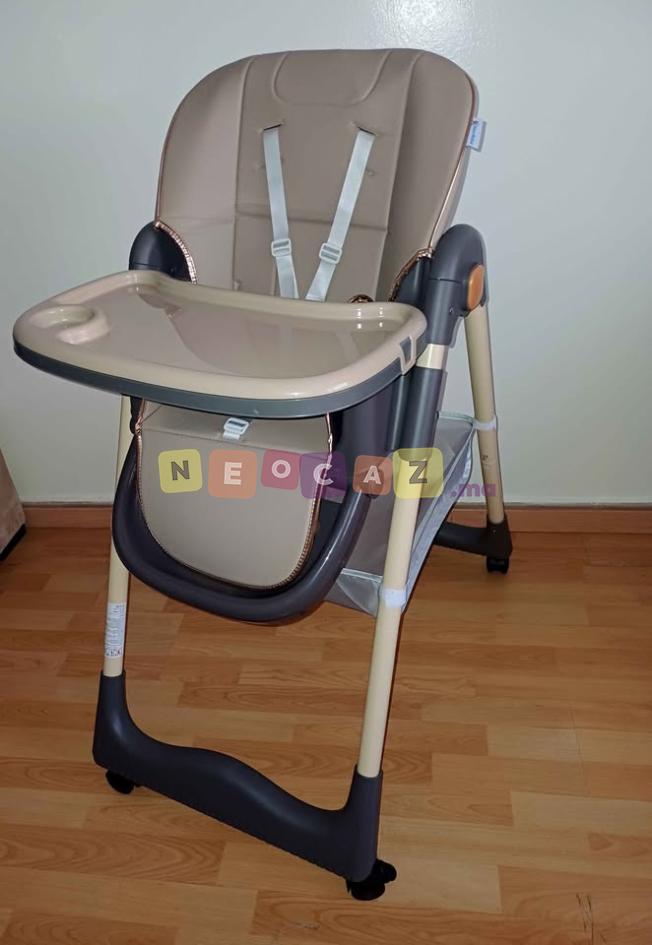 Chaise haute Bébé Beige - image 3