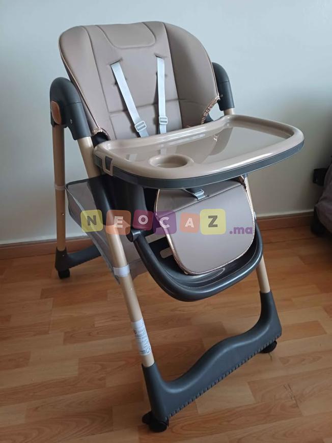 Chaise haute Bébé Beige - image 5