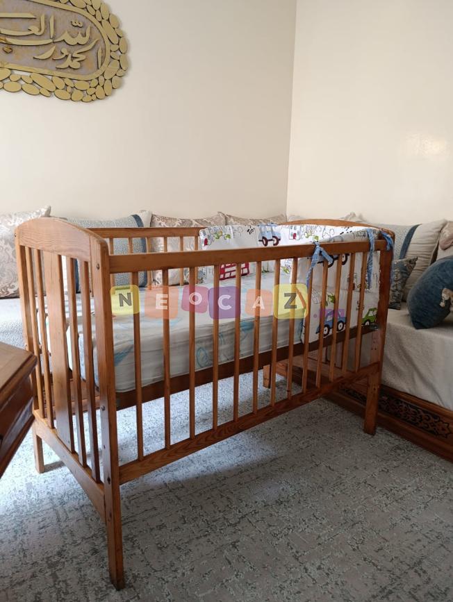 Lit bébé 3 niveaux cododo avec matelat et tour de lit