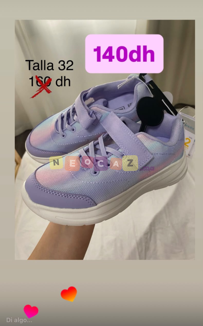 Primark Baskets Enfant Taille 32 Lavande à Scratch - image 1