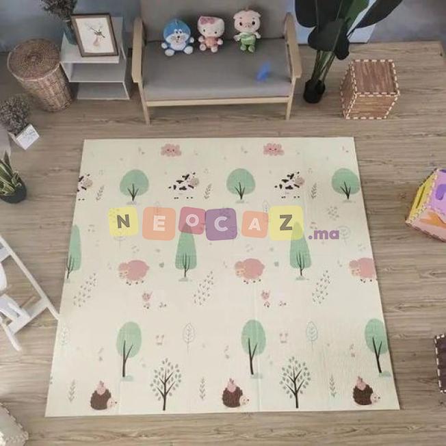 Tapis bébé anti choc double face - image 1